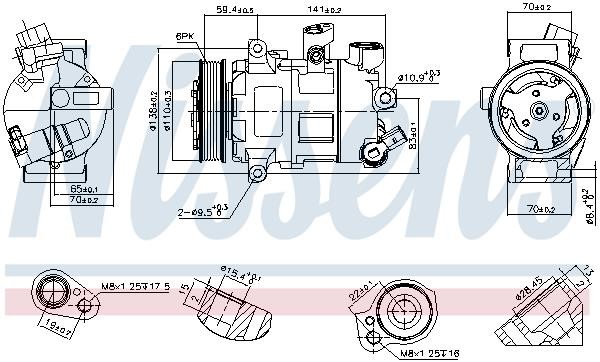 Buy Nissens 890607 at a low price in United Arab Emirates!