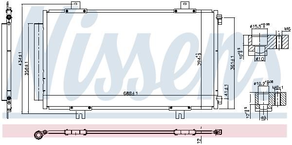 Nissens 940746 Cooler Module 940746