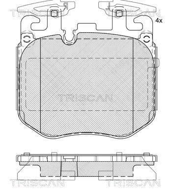 Triscan 8110 11066 Brake Pad Set, disc brake 811011066