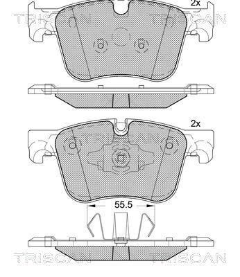 Triscan 8110 28063 Brake Pad Set, disc brake 811028063