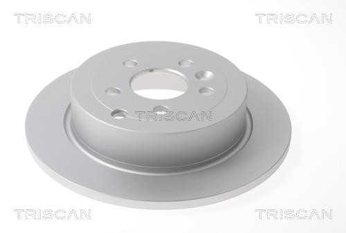Triscan 8120 17125C Rear brake disc, non-ventilated 812017125C