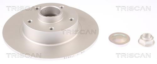 Triscan 8120 25185C Unventilated brake disc 812025185C