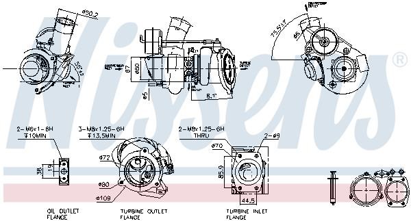 Nissens 93147 Turbocharger 93147