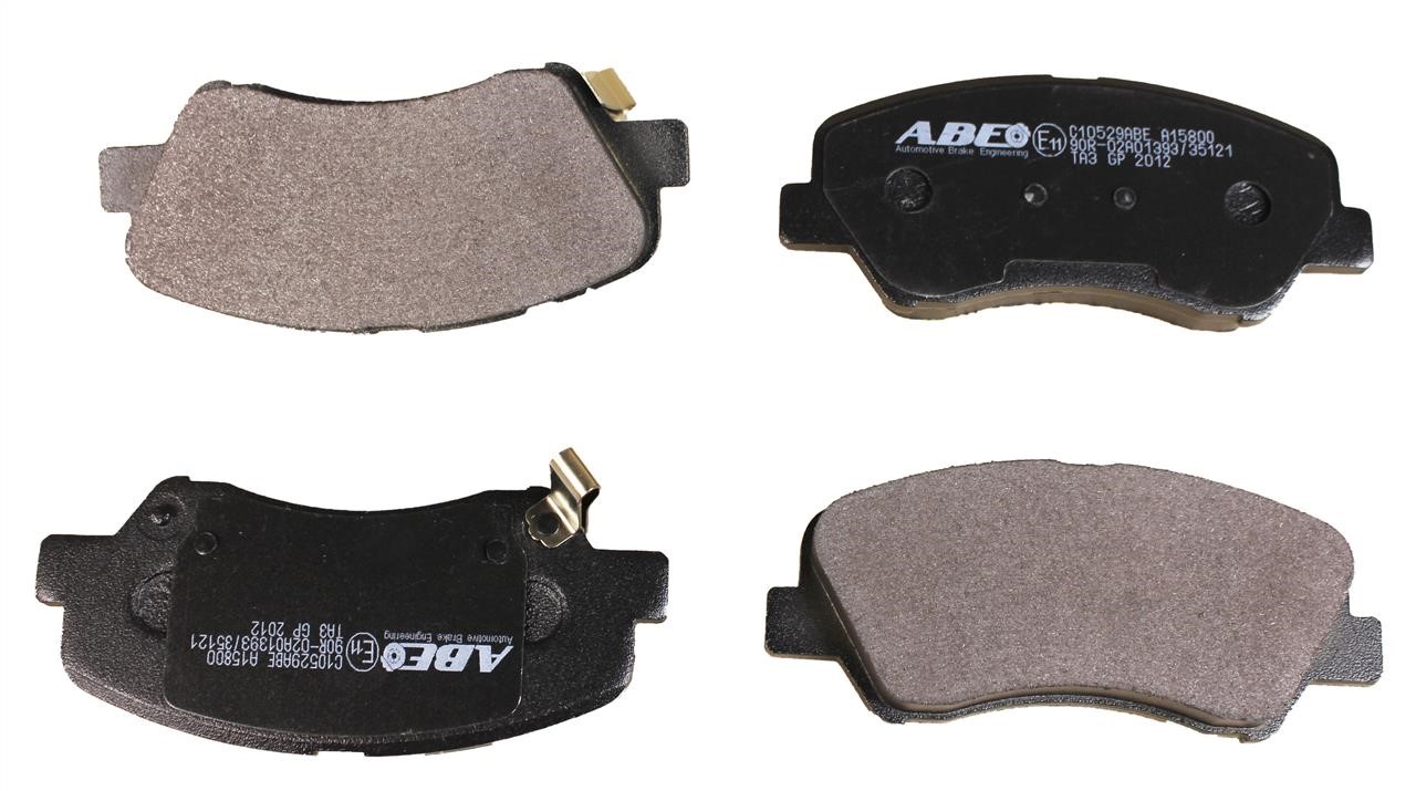 ABE C10529ABE Front disc brake pads, set C10529ABE