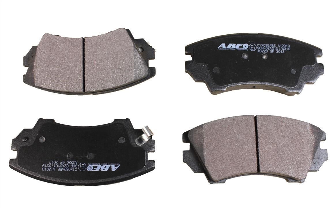 ABE C1X039ABE Front disc brake pads, set C1X039ABE