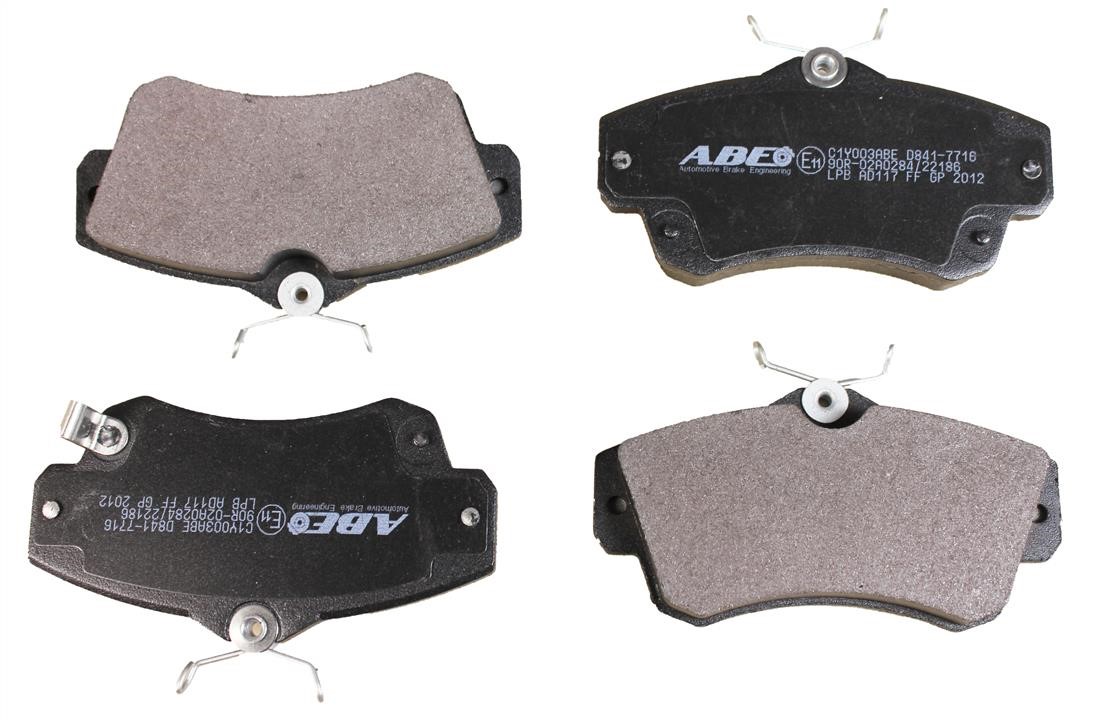 ABE C1Y003ABE Front disc brake pads, set C1Y003ABE