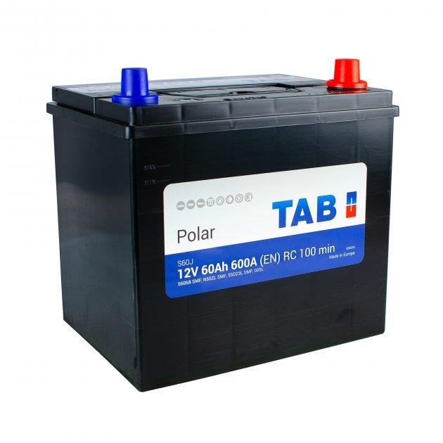 TAB 246860 Battery TAB Polar S 12V 60Ah 600A(EN) R+ 246860