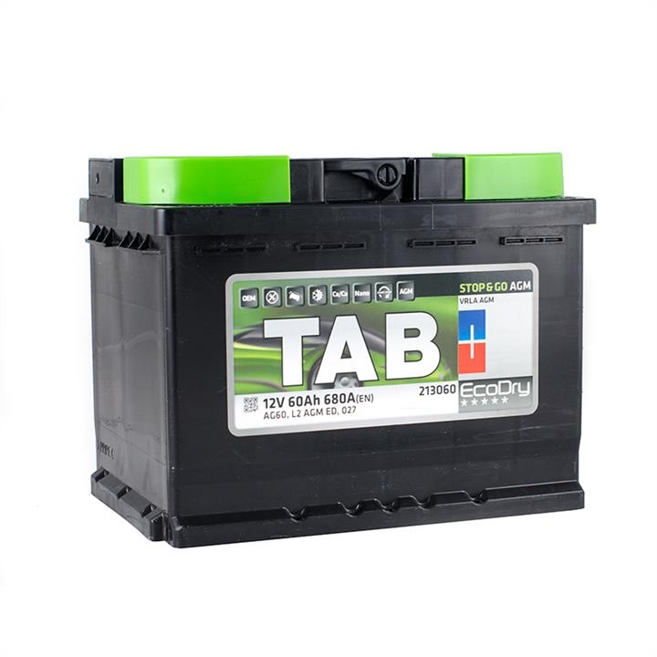 TAB 213060 Battery Tab AGM 12V 60AH 680A(EN) R+ 213060