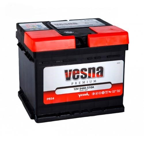 Vesna 415 254 Battery Vesna Premium 12V 54AH 510A(EN) R+ 415254