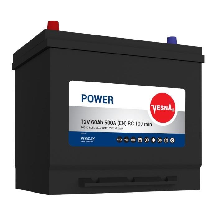 Vesna 415160 Battery Vesna Power 12V 60AH 600A(EN) L+ 415160