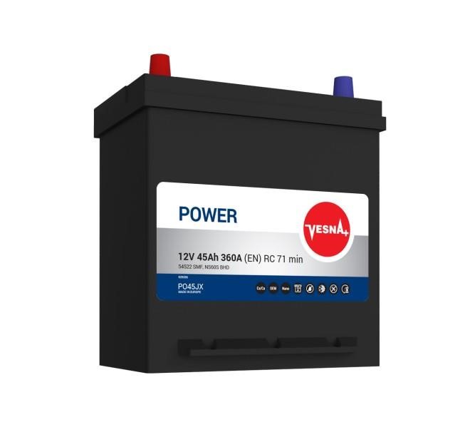Vesna 235345-9 Battery Vesna Power 12V 45AH 360A(EN) L+ 2353459
