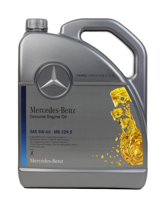 Mercedes A 000 989 86 06 13 AAEE Engine oil Mercedes MB 229.5 5W-40, 5L A000989860613AAEE