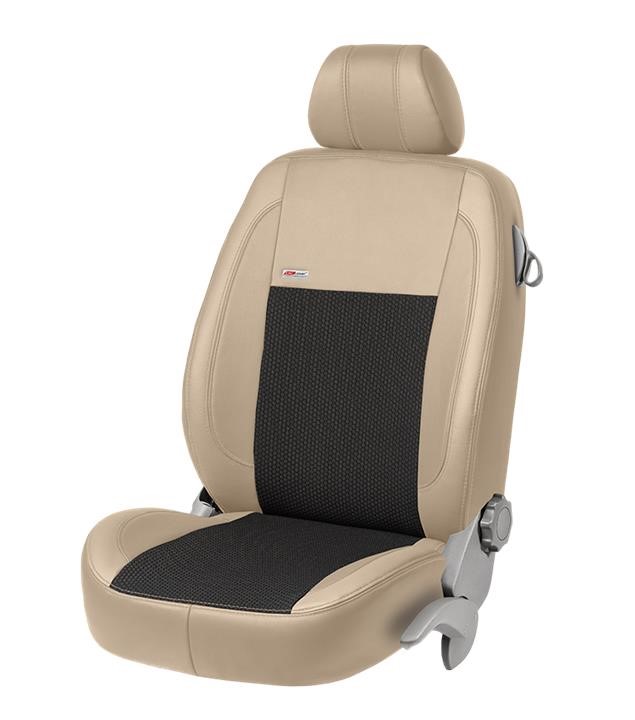 EMC Elegant 10285_VP0024 Set of covers for Ford Transit 6 seats, beige with black center 10285VP0024