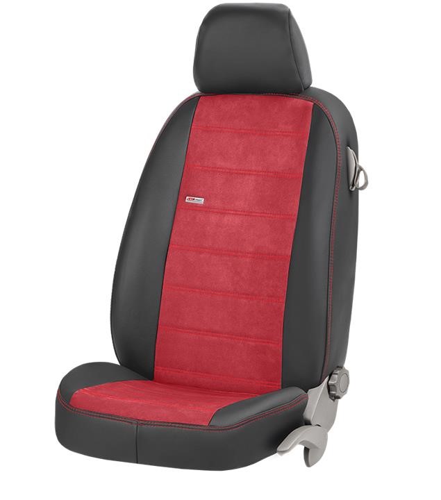 EMC Elegant 34639_A004 Set of covers for Opel Vivaro (9 seats), black side red center 34639A004