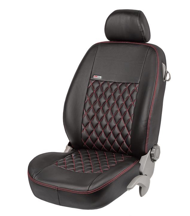 EMC Elegant 29988_EP002 Set of covers for Seat Cordoba, black with red thread 29988EP002