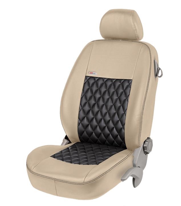 EMC Elegant 30149_EP009 Set of covers for Volkswagen T5 Caravelle 9 seats, beige with a black center 30149EP009