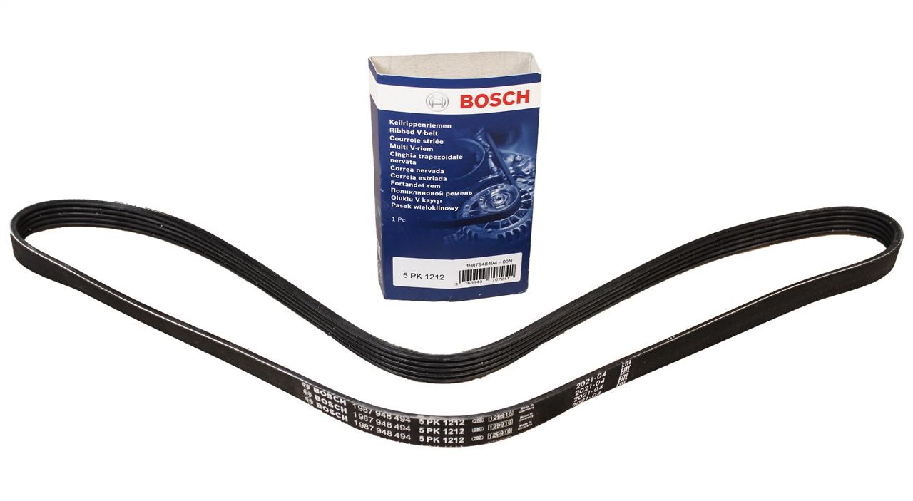 Bosch V-ribbed belt 5PK1212 – price 36 PLN