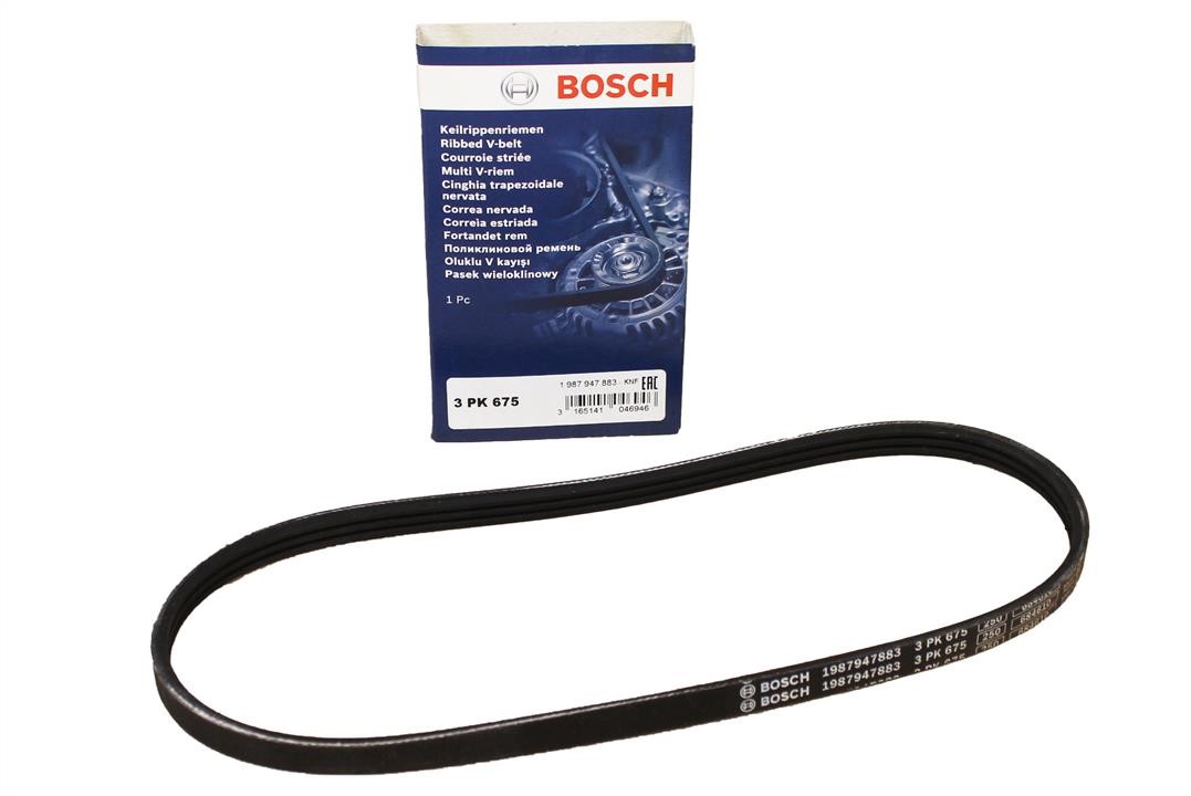 Bosch V-ribbed belt 3PK675 – price 21 PLN