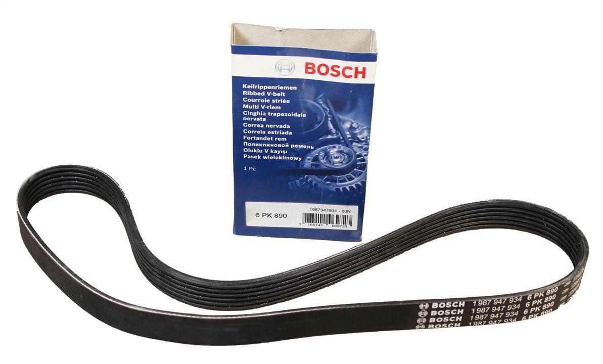 Bosch V-ribbed belt 6PK890 – price 35 PLN