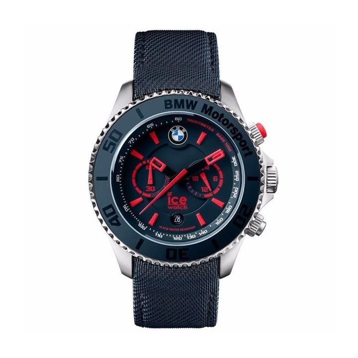 BMW 80 26 2 285 903 Motorsport Ice Watch Steel Chrono Unisex, Team Blue with M Red 80262285903