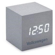 VAG 33D 050 811 Volkswagen Logo Cube Alarm Clock, Silver 33D050811