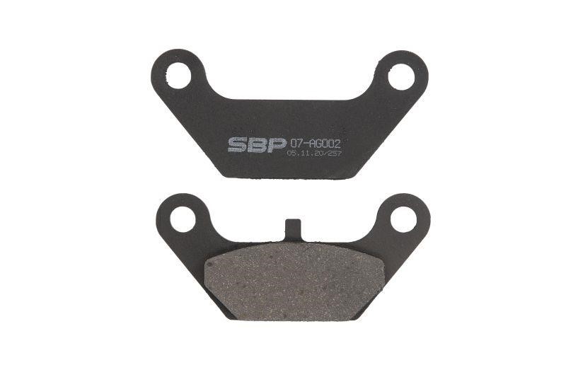 SBP 07-AG002 Brake Pad Set, disc brake 07AG002