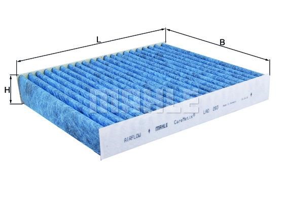 Air conditioning filter Volvo C30: LAO293 Mahle/Knecht Cabin filter