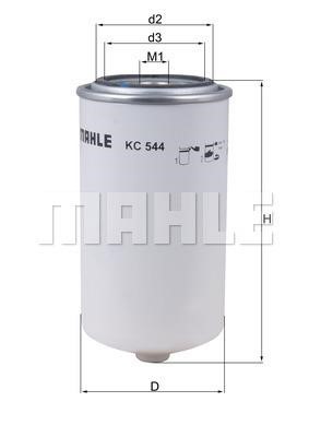 Mahle/Knecht KC 544 Fuel filter KC544 KC544 Mahle/Knecht Fuel filter