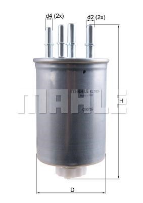 Mahle/Knecht KL 1026 Fuel filter KL1026