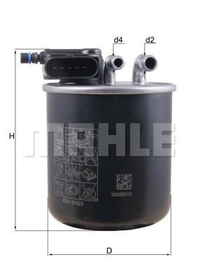 Mahle/Knecht KL 942 Fuel filter KL942