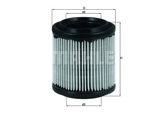 Mahle/Knecht LX 279 Air filter LX279