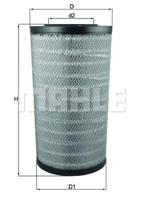 Mahle/Knecht LX 3753 Air filter LX3753
