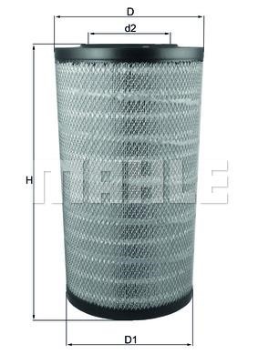 Mahle/Knecht LX 3753 Air filter LX3753 LX3753 Mahle/Knecht Air filter