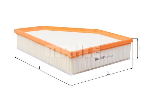 Mahle/Knecht LX 3985/1 Air filter LX39851 LX39851 Mahle/Knecht Air filter