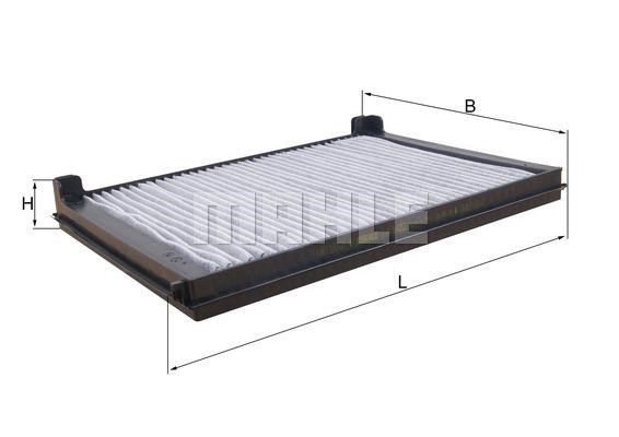 Mahle/Knecht LAK 1422 Cabin filter with activated carbon LAK1422 LAK1422 Mahle/Knecht Cabin filter with activated carbon
