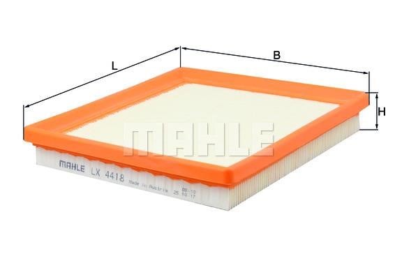 Mahle/Knecht LX 4418 Air filter LX4418