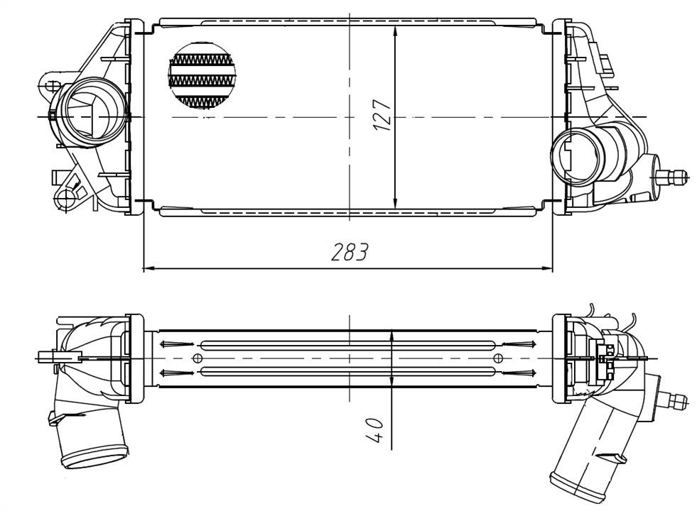 NRF Intercooler, charger – price 248 PLN