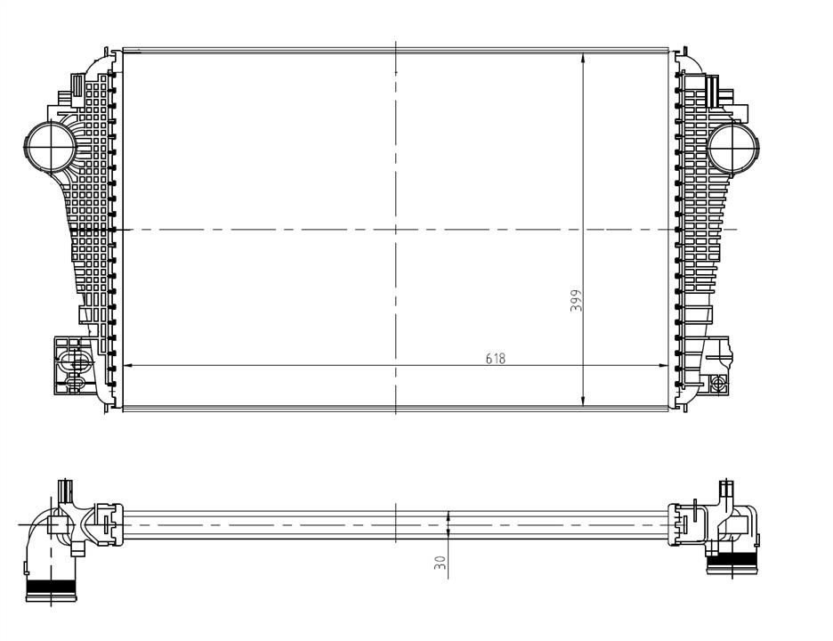 NRF Intercooler, charger – price 549 PLN