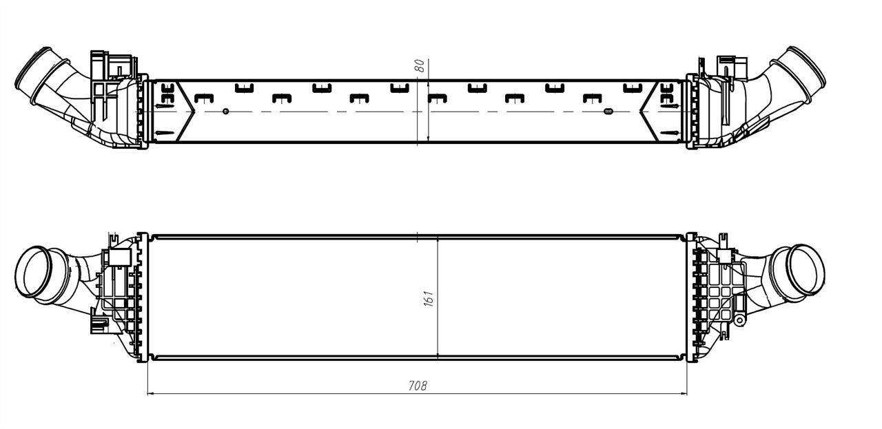 NRF Intercooler, charger – price 538 PLN
