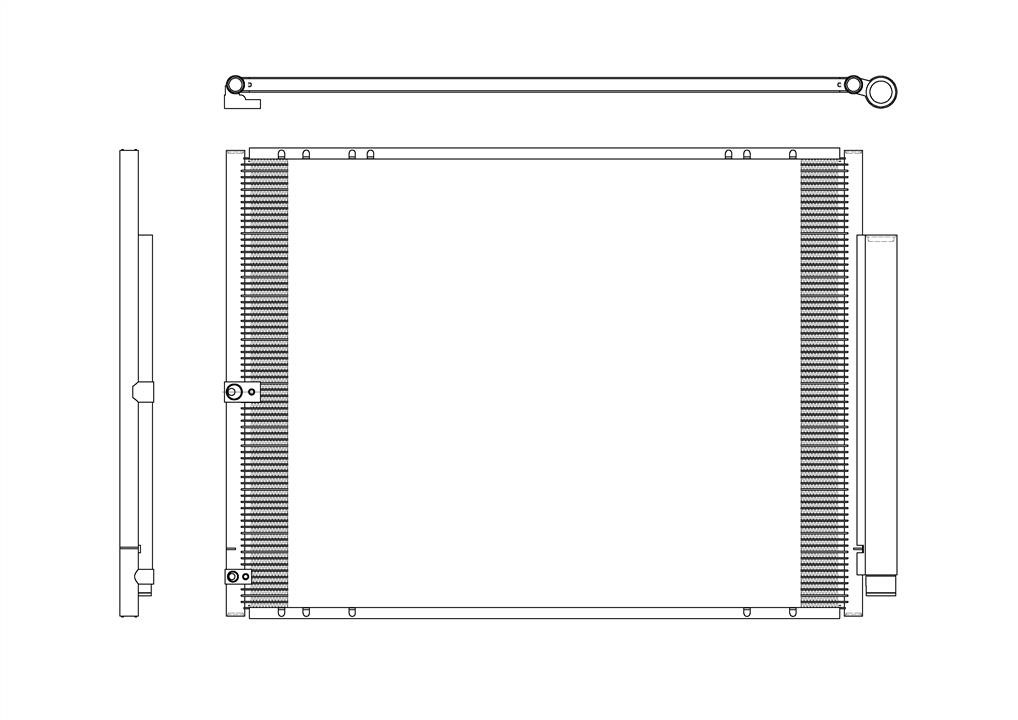 NRF 350276 Water Tank, radiator 350276