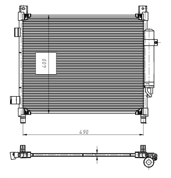 350420 NRF Water Tank, radiator