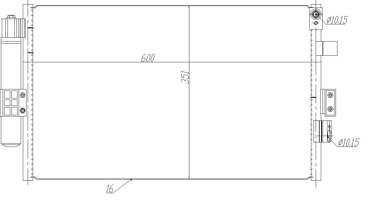 350464 NRF Water Tank, radiator