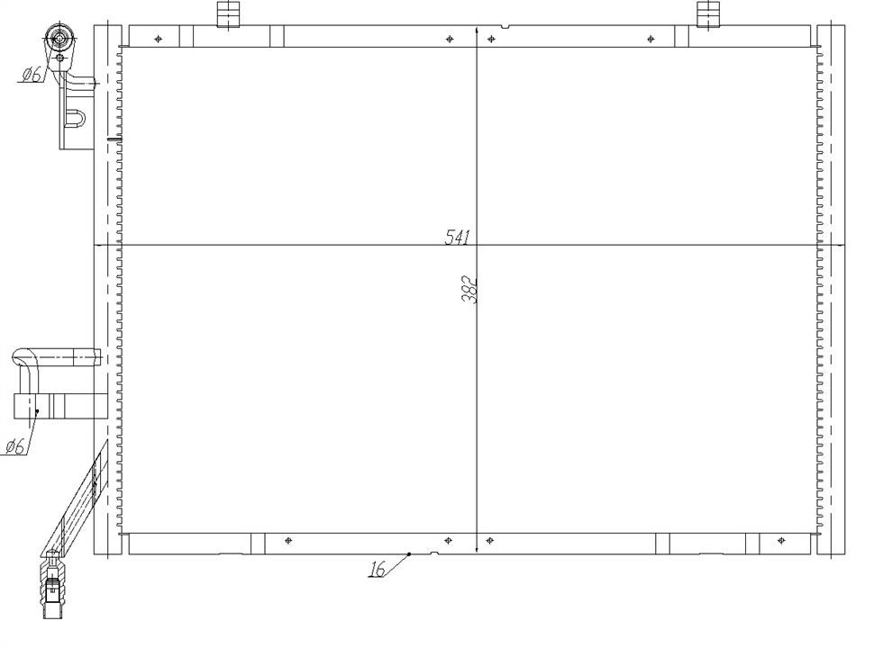 350483 NRF Water Tank, radiator