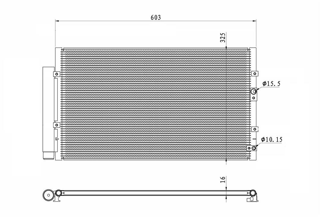 Air con condenser Subaru BRZ: 350487 NRF Water Tank, radiator