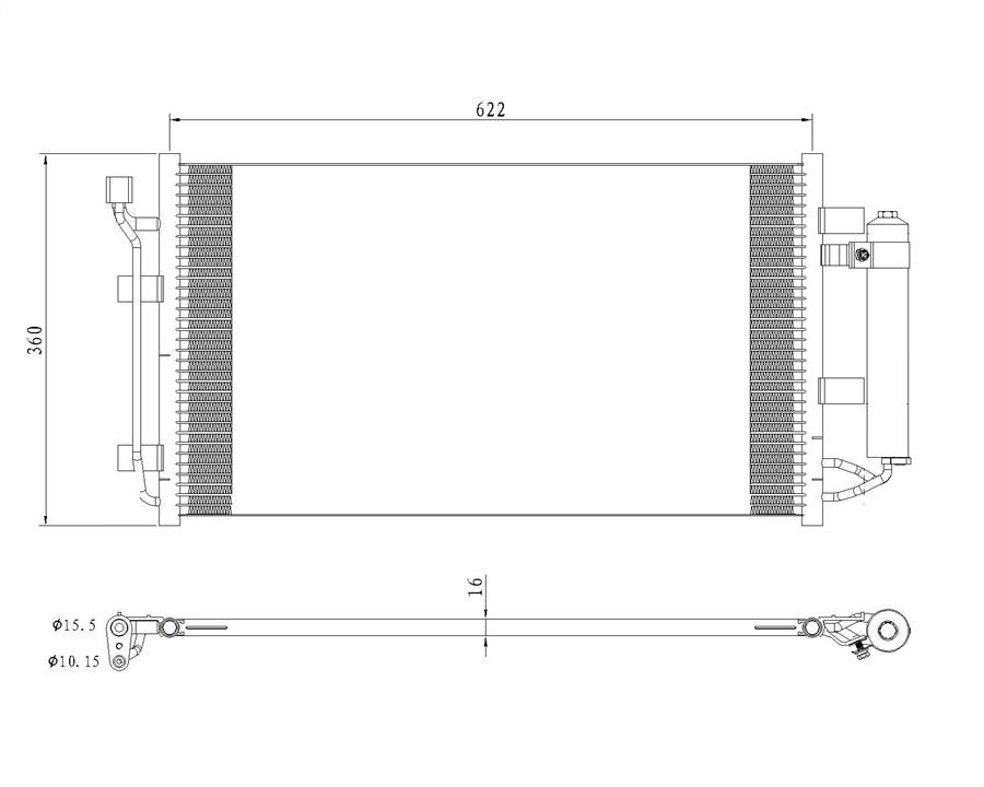 NRF Water Tank, radiator – price [object Object] PLN