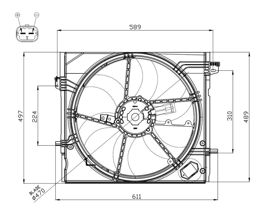 NRF 47897 Fan 47897