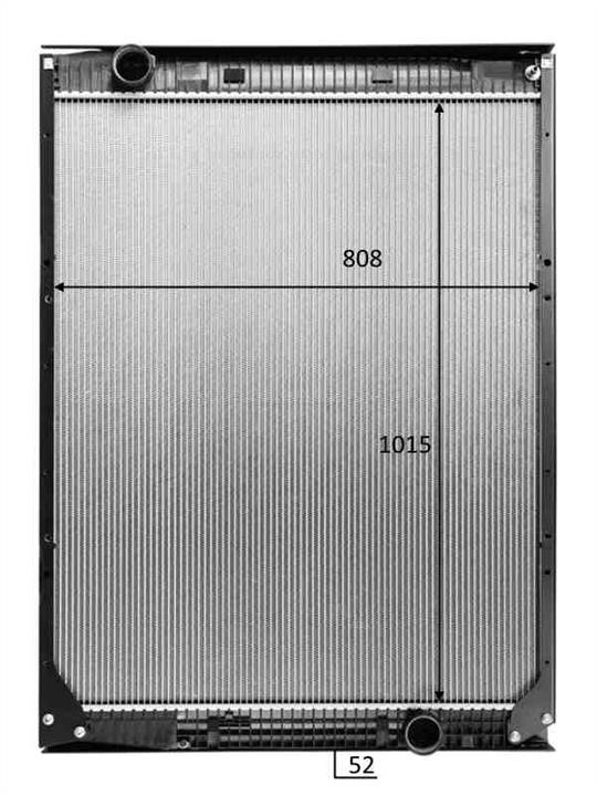NRF Engine cooling radiator – price 1512 PLN