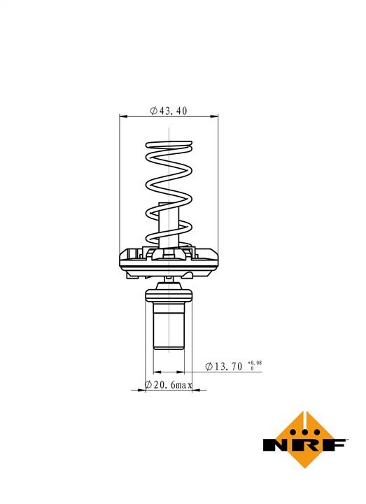 NRF Coolant thermostat – price 78 PLN
