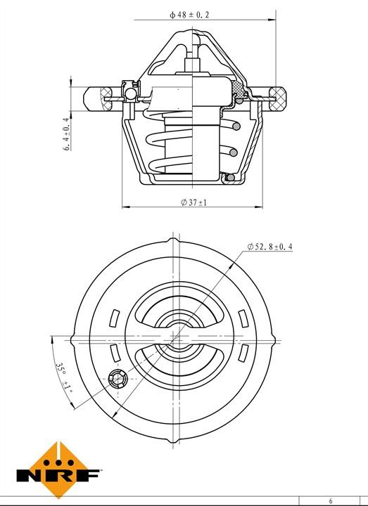 NRF Coolant thermostat – price 45 PLN