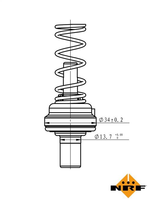 NRF Coolant thermostat – price 101 PLN